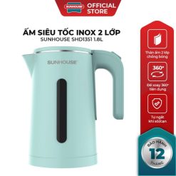 Ấm siêu tốc inox 2 lớp 1.8L Sunhouse SHD1351