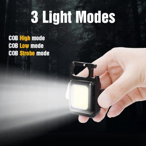 Móc khoá đèn LED mini siêu sáng tiện ích