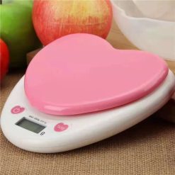 Cân Điện Tử Mini Hình Trái Tim Nhà Bếp 5kg