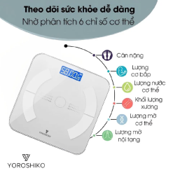 Cân sức khoẻ pin sạc Yoroshiko