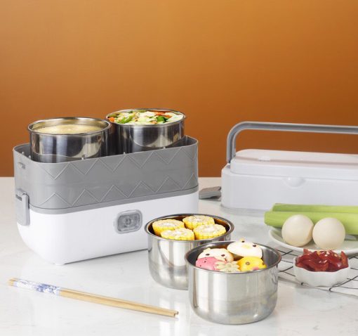 Hộp cơm điện hâm nóng giữ nhiệt 2 tầng Lunchbox 200w