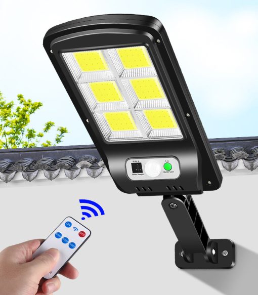 Đèn Năng Lượng Mặt Trời 6 Led Hình Chữ Nhật (31x10cm Gắn Sân Vườn)