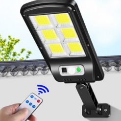 Đèn Năng Lượng Mặt Trời 6 Led Hình Chữ Nhật (31x10cm Gắn Sân Vườn)