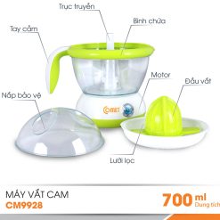 Máy vắt cam Comet CM9920 0.7 lít