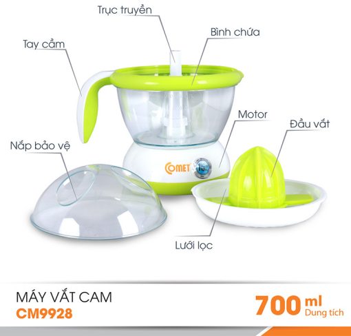 Máy vắt cam Comet CM9920 0.7 lít