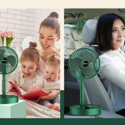 Quạt sạc Super để bàn, gấp gọn tiện dụng