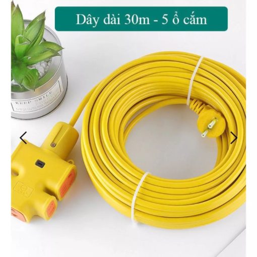 Cuộn dây điện dài 20m kèm ổ cắm tiện dụng