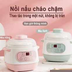 Nồi hầm cháo chậm cách thuỷ Seka 1L cao cấp