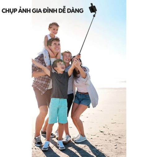 Gậy chụp ảnh Selfie 360 độ có đèn LED 3 trong 1