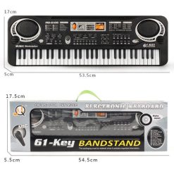 Đàn Piano điện tử cho bé 61 phím kèm micro